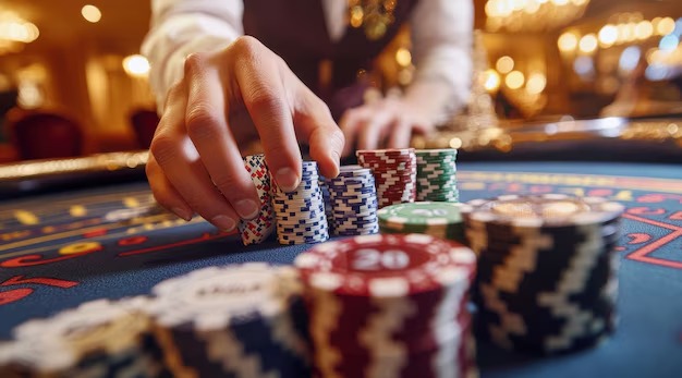 Card game hand rankings and table layout on mobile